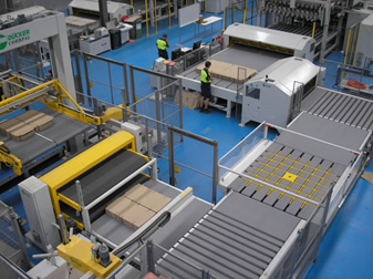 Reelhandling corrugated machine